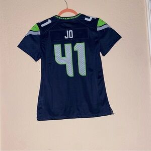 Seattle Seahawks short sleeve jersey NFL sports fan lover football jersey top